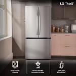LG LF21G6200S 21 Cu. Ft. Stainless Counter-Depth 3-Door French Door Refrigerator