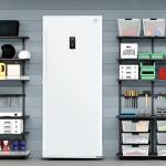 Kenmore 17.0 Cubic Feet Capacity Upright freezer - Convertible Refrigerator/Freezer, 4 Shelves, Garage Ready, Meat Storage, Auto Defrost, Congelador For Home, Apartment, Basement, Dorm,White