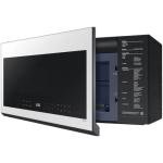 Samsung ME21DB630012 2.1 Cu. Ft. Bespoke White Glass Over-the-Range Smart Microwave