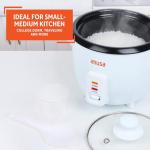 IMUSA Mini Electric Rice Cooker 6 Cup Cooked 3 Cup Uncooked – Ceramic Nonstick Pot, Small Multi Cooker for Rice, Quinoa, Oatmeal, Stew – Keep Warm – Compact for Dorm RV Kitchen