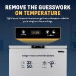 Newair 7 Cu Ft Quiet Chest Freezer with Alarm