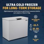 Newair 7 Cu Ft Quiet Chest Freezer with Alarm