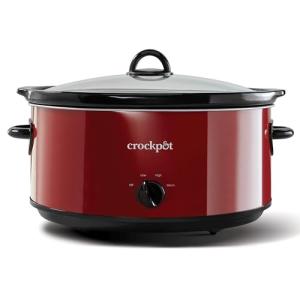 Crockpot® Manual 8-Quart Slow Cooker, Red Polished