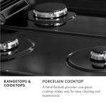 ZLINE 36 in. Legacy Gas Rangetop with 6 Burners and Porcelain Cooktop in Stainless Steel (RT36)