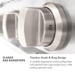 ZLINE 36 in. Legacy Gas Rangetop with 6 Burners and Porcelain Cooktop in Stainless Steel (RT36)