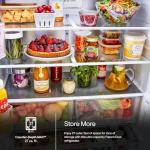 LG LRFLC2716S 27 Cu. Ft. Stainless Counter-Depth 3-Door French Door Smart Refrigerator