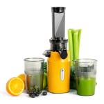 Ventray Ginnie Mini Cold Press Juicer, Small Slow Masticating Juicer for Vegetables and Fruits, High Juice Yield, Easy to Clean, Space-Saving, Fit for Personal/Travel/Picnic/Office - Yellow