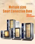 Convection Oven, Electric Digital Baking with Steam, Tabletop Convection Bread for Bakery Wheat Corn Pastry Making