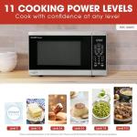 SHARP Countertop Microwave Oven with Removable 12.4" Carousel Turntable, 1100 Watt, 1.4 Cubic Feet, Stainless Steel