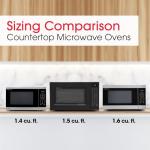 SHARP Countertop Microwave Oven with Removable 12.4" Carousel Turntable, 1100 Watt, 1.4 Cubic Feet, Stainless Steel