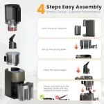 Cold Press Juicer, 5.5inch Wide Feed Chute Juicer Machine, Slow Masticating Juicer for Whole Vegetables & Fruits, Black