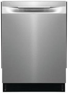 Frigidaire 24 in. Top Control Built-in Tall Tub Dishwasher in Stainless Steel with 5-Cycles 49dBA and Hybrid Tub FDHP4336AS