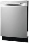 Frigidaire 24 in. Top Control Built-in Tall Tub Dishwasher in Stainless Steel with 5-Cycles 49dBA and Hybrid Tub FDHP4336AS