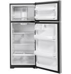 GE 17.5 Cu. Ft. Top Freezer Refrigerator in Fingerprint Resistant Stainless Steel