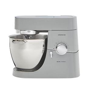 Kenwood Chef Titanium Kitchen Machine, Stainless Steel - 7 qt - Kitchen Mixer - 800W Motor & Electronic Variable Speed Control - Includes Dishwasher-Safe Work Bowl & Three Mixing Tools