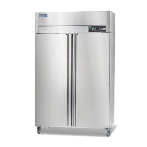 ICECASA 48" W Commercial Freezer Reach-in 36 Cu.ft 2 Solid Door Stainless Steel Commercial Freezer Fan Cooling for Restuarant, Bar, Shop, etc