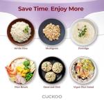 CUCKOO Basic Rice Cooker 6-Cup Uncooked / 12-Cup Cooked, Versatile Rice Maker with Non-Stick Inner Pot, Easy to Use, Auto Keep Warm, White/Purple (CR-0671V)