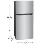 Frigidaire 18.3 cu. ft. Top Freezer Refrigerator in Stainless Steel, Garage Ready