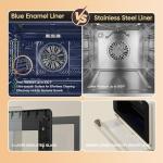 ROBAM R-Box Pro Countertop Combi Steam Oven Green, Air Fryer Toaster Oven with EXP, 1.2 cu. ft. XL Capacity, 1800W Steam Fry Technology, 86-446°F Precision, 32 Presets, Easy-to-Clean Enamel Interior