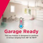 Frigidaire 18.3 cu. ft. Top Freezer Refrigerator in Stainless Steel, Garage Ready