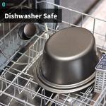 ICOOK USC-65-OP001BL 6.5 Quart Slow Cooker,Aluminium Sear/Sauté Stew Pot Stovetop safe,Dishwasher Safe,Glass Lid,Adjustable Temp,Food Warmer(Blue)