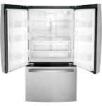 GE PROFILE 21.9 cu. ft. Counter Depth French Door Refrigerator w/Internal Dispenser in Fingerprint Resistant Stainless