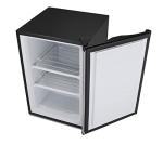 Antarctic Star Upright Freezer 3.0 Cu.ft, Compact Mini Freezer with Reversible Single Door, Temperature Control, Removable Shelves, Small freezer Stainless Steel for Dorms Home Office, Silver