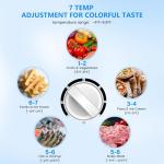 Cowsar 5.0 Cu.Ft Deep Freezer with 3 Basket, Quiet Chest Freezer Adjustable 7 Thermostat, Compact Freezer Free-Standing Top Door, Energy Saving for Apartment/Garage/Basement/Dorm/Home,White