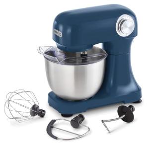 Dash Stand Mixer - Tilt-Head Electric Stand Mixer with Stainless Steel Bowl and Splash Guard For Baking - Navy, 3.5-Quart
