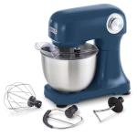 Dash Stand Mixer - Tilt-Head Electric Stand Mixer with Stainless Steel Bowl and Splash Guard For Baking - Navy, 3.5-Quart