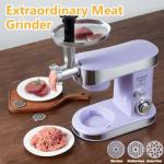 SeaSpark Multifunctional Stand Mixer, 6 in 1 Stand Mixer, 6.3Qt Tilt-head, Standing Mixer with Stainless Steel Bowl, Meat Grinder, Juice Blender, for professional Baking and Most Home Cooks, Purple