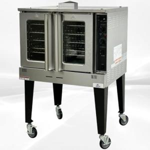 Commercial Convection Oven, Natural Gas, 60000 BTU, Single Deck, Four Legs, Restaurant Kitchen Bakery HRCO-60K