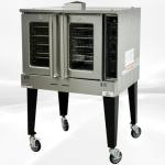Commercial Convection Oven, Natural Gas, 60000 BTU, Single Deck, Four Legs, Restaurant Kitchen Bakery HRCO-60K