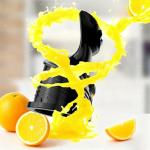 Electactic Slow Juicer Machine with 300W Pure Copper Motor, 5.4-Inch Wide Chute & Reverse Function, Stainless Steel Juicer for Family Daily Use