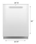 GE Top-Control Dishwasher with Stainless Steel Tub
