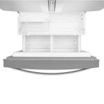 Whirlpool 30 Inch French Door Refrigerator with 19.7 Cu. Ft. Capacity, Internal Ice Maker, Water Dispenser, Spill-Proof Glass Shelves, EveryDrop® Filtration and Fast Cool: Stainless Steel