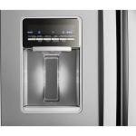 Whirlpool 30 Inch French Door Refrigerator with 19.7 Cu. Ft. Capacity, Internal Ice Maker, Water Dispenser, Spill-Proof Glass Shelves, EveryDrop® Filtration and Fast Cool: Stainless Steel
