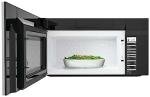 Gallery 30 in. 1.9 cu. ft. Over the Range Microwave with Sensor Cook in Black Stainless Steel