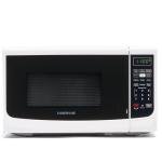 Farberware 0.7 Cu. Ft. Countertop Microwave Oven – 700 Watts Power, Auto Cook Settings, Defrost, Easy Clean and Child Safety Lock - White