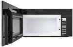 Gallery 30 in. 1.9 cu. ft. Over the Range Microwave with Sensor Cook in Black Stainless Steel