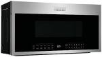 Gallery 30 in. 1.9 cu. ft. Over the Range Microwave with Sensor Cook in Black Stainless Steel