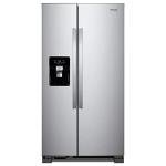 Whirlpool WRS325SDHZ 25 Cu. Ft. Stainless Side-by-Side Refrigerator