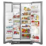 Whirlpool WRS325SDHZ 25 Cu. Ft. Stainless Side-by-Side Refrigerator