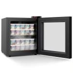 COWSAR 1.1 Cu Ft Compact Mini Freezer, 7 Temp Settings (-18°F to -10°F), Removable Shelf Display Freezer for Home/Kitchen/Dorm/Office, Suitable for Ice Cream/Meat/Seafood