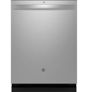 GE 24 in. Fingerprint Resistant Stainless Top Control Built-in Tall Tub Dishwasher with 3rd Rack, Bottle Jets, 45 dBA