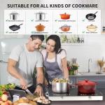 GIHETKUT Electric Cooktop,110V 2400W Stove top, Countertop Cooktop with 9 Power Levels, LED Display,Child Safety Lock, Timer,Knob and Touch Control 2 burner Electric cooktop