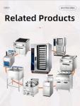 Convection Oven, Multifunction Electric Baking, Freestanding with Steam for Food Industry Catering Use