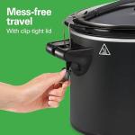 Hamilton Beach Defrost & Go Programmable Slow Cooker, Temperature Probe, 6 Quart Capacity, R33962 (Renewed)