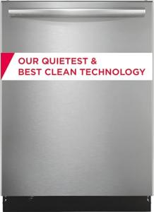 Frigidaire GDSH4715A Gallery 24 Inch Wide 14 Place Setting Built-In Top Control Dishwasher with 5 Wash Cycles and MaxBoost Dry™ - Stainless Steel