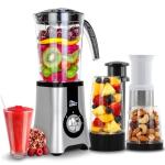 Uten 5-in-1 Smoothie Blender 42 oz/1.25L, Multi-Functional Mixer, Smoothie Maker, Juicer, Grinder with 304 Stainless Steel Blades, BPA-Free, Dishwasher Safe, Includes 3 Blender Cups & 2 Travel Bottles